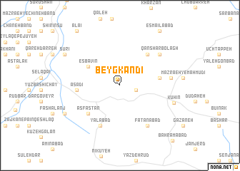 map of Beyg Kandī