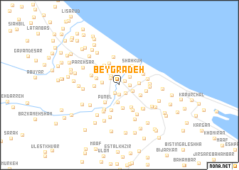 map of Beyg Rādeh
