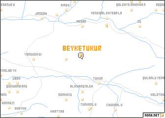 map of Beyk-e Tūkūr