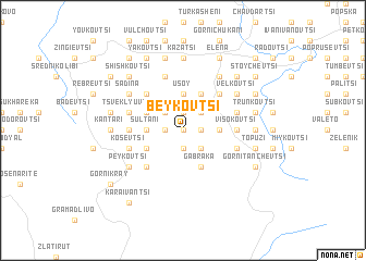 map of Beykovtsi