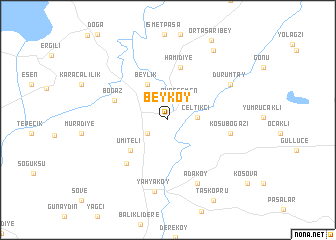 map of Beyköy