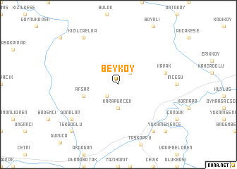 map of Beyköy