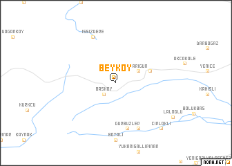 map of Beyköy