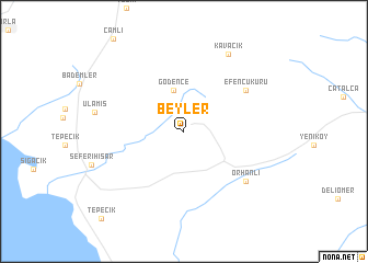 map of Beyler