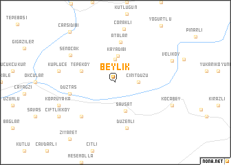 map of Beylik