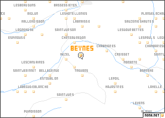 map of Beynes