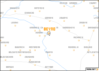 map of Beyno