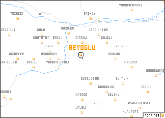 map of Beyoğlu