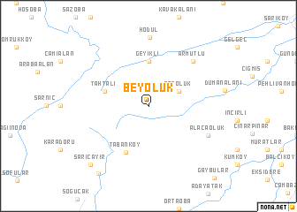 map of Beyoluk