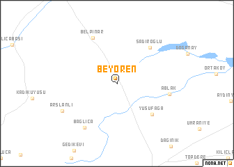 map of Beyören