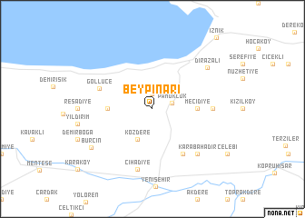 map of Beypınarı