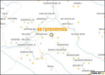 map of Beyq Moḩammad