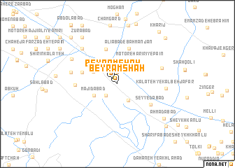 map of Beyram Shāh