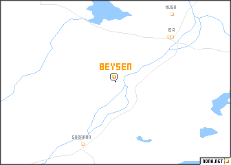 map of Beysenʼ