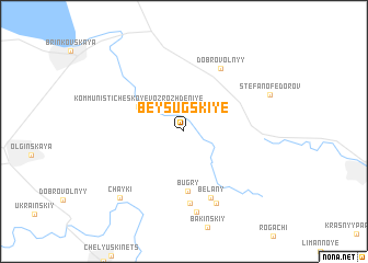 map of Beysugskiye