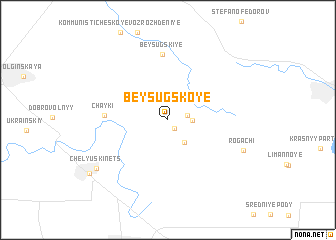 map of Beysugskoye