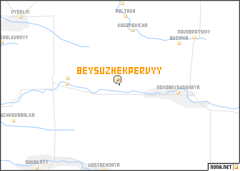 map of (( Beysuzhek Pervyy ))