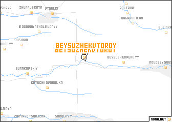 map of Beysuzhek Vtoroy