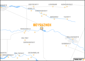 map of Beysuzhek