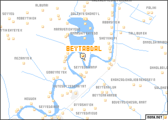 map of Beyt ‘Abd ‘Al