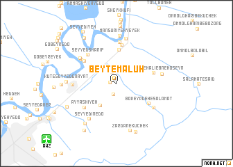 map of Beyt-e Malūḩ