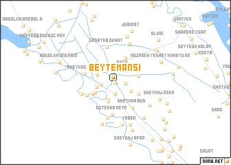 map of Beyt-e Mansī