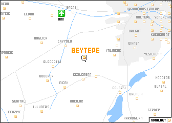 map of Beytepe