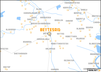 map of Beyt-e Sa‘īd