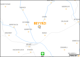 map of Beyyazı