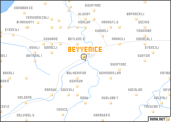 map of Beyyenice