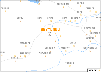 map of Beyyurdu