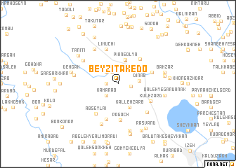 map of Beyẕī Tak-e Do