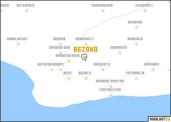 map of Bezaha