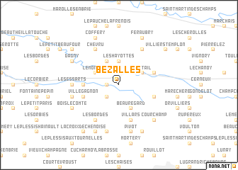 map of Bézalles