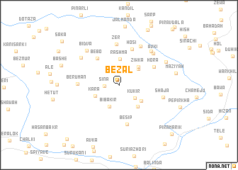 map of Bēzal