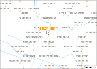 map of Bezamana