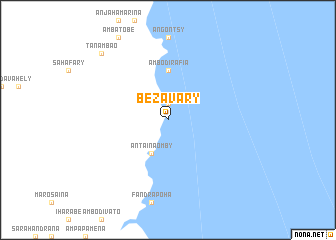 map of Bezavary