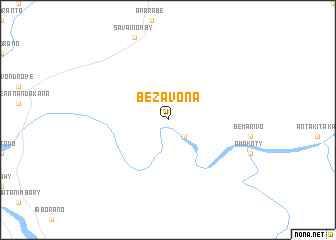 map of Bezavona