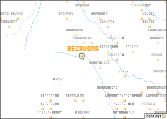 map of Bezavona