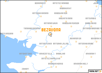 map of Bezavona