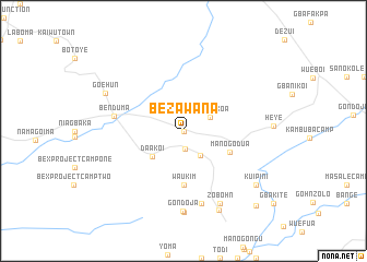 map of Be Zawana