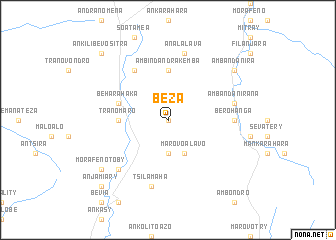 map of Beza