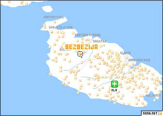 map of Beżbeżija