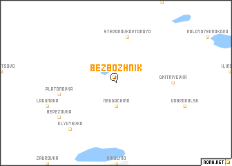 map of Bezbozhnik