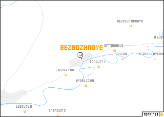 map of Bezbozhnoye