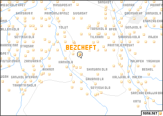 map of Bez Cheft