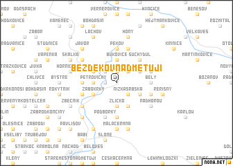 map of Bezděkov nad Metují