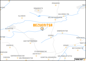 map of Bezdenitsa