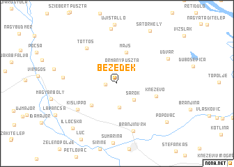 map of Bezedek