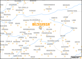 map of Bézégréga